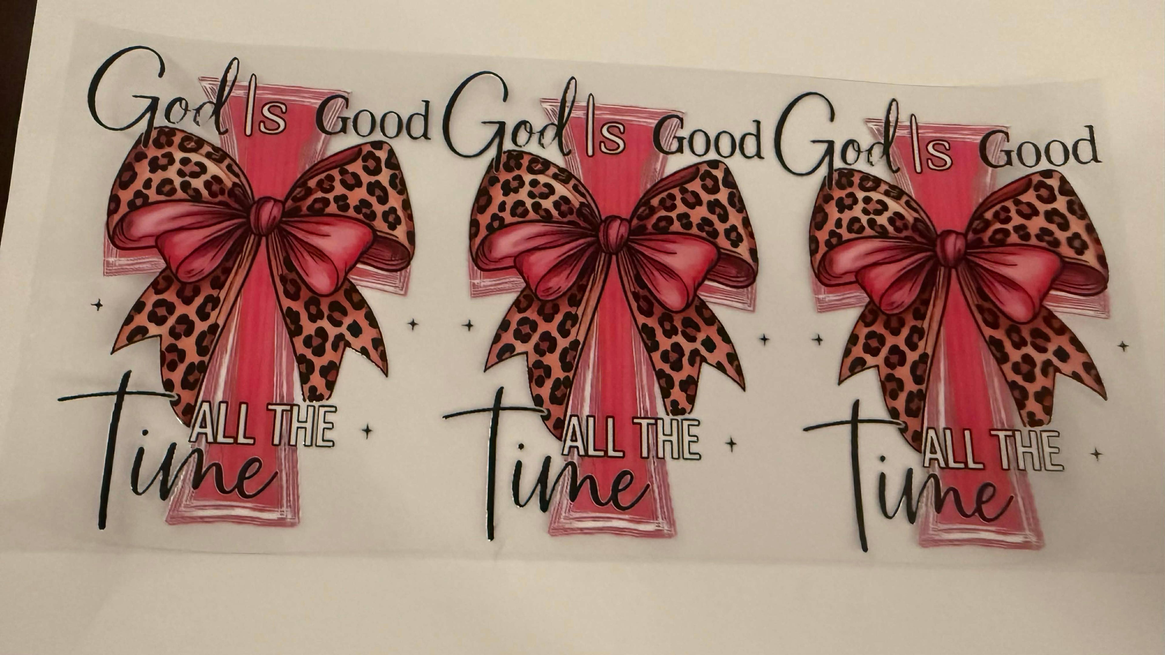 God is Good all the time